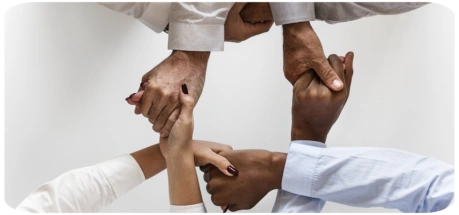 image of joining hands image of joining hands